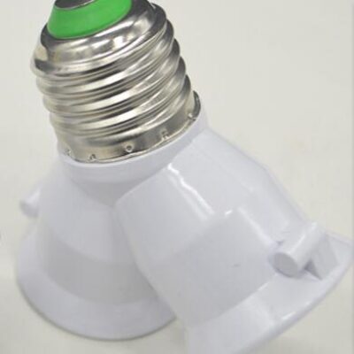 Double Light Socket LED Lamp Holder Splitter