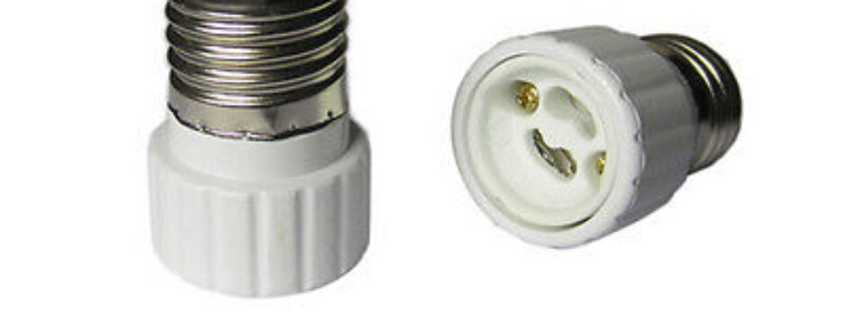 E27 to GU10 Light Bulb Socket Adapter Converter