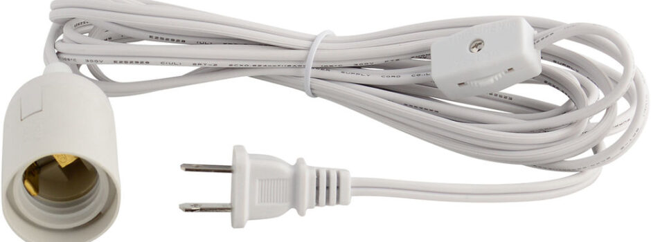 Light Bulb Socket With Cord