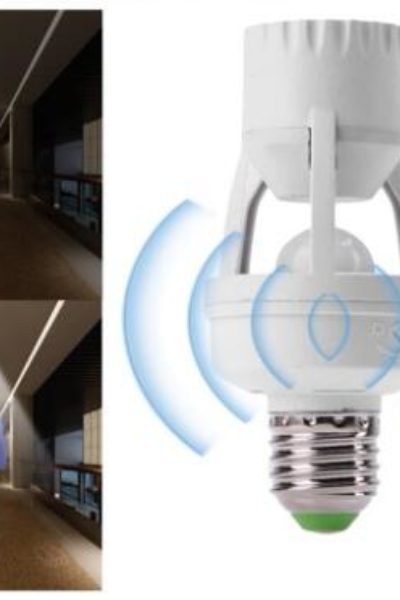Outdoor Light Socket Adapter E27 Infrared PIR Motion Sensor lampholders