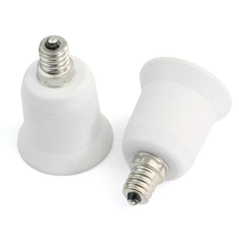 Candelabra socket adapter plug e14 to e27 Customized lamp holder parts China manufacturer