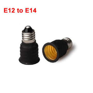 10 Stück E12 Adapter E12 zu E14 Lampenhalter Adapter Konverter E12