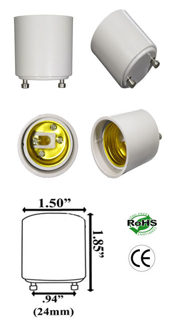 gu24 adapter ul listed