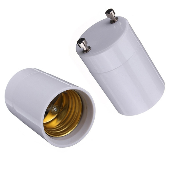 Jammas 1X GU24 to E27/E26 White LED Light Lamp Bulb Adapter Holder Socket 