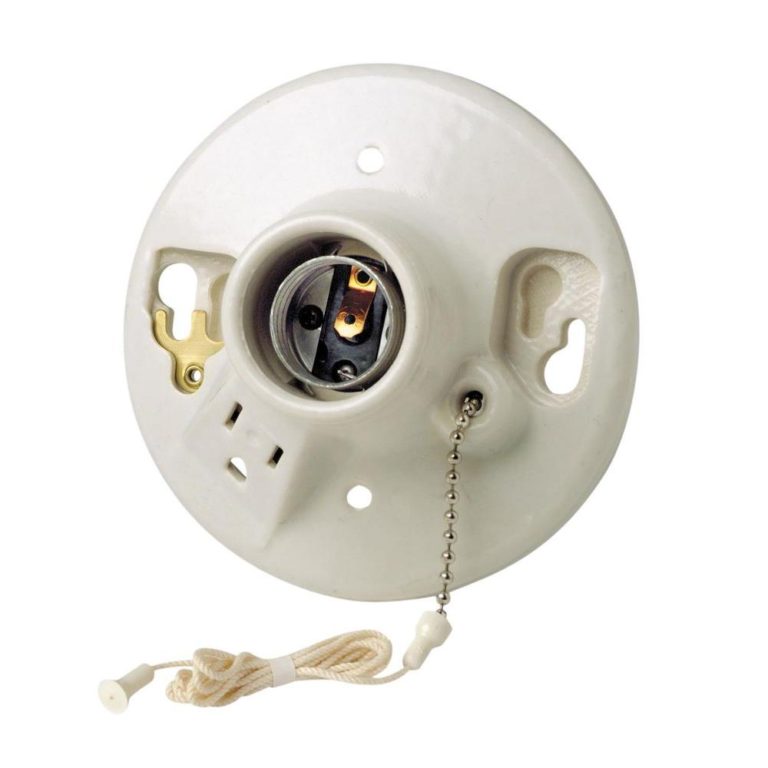Light Fixture With Outlet Plug Leviton Porcelain Lamp Holder | Customized lamp holder parts China