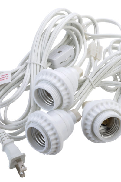 multiple light socket cord wiring