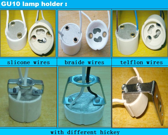 Gu10 led halogen lamp holder sockets factory