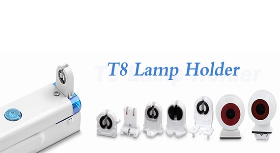Replace linear fluorescent lamp holders T5, T8, T12